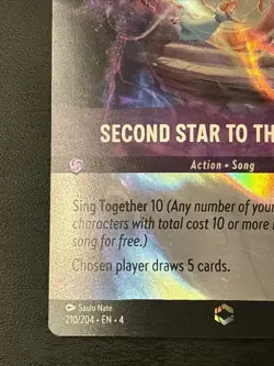 Disney Lorcana Second Star to the Right (Enchanted) Holo Ursula's Return 210/204 - Image 5