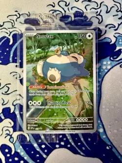 Pokemon TCG Snorlax Scarlet & Violet 151 Black Star Promo Card SVP 051 Sealed✨ - Image 1