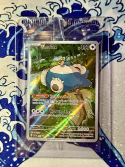 Pokemon TCG Snorlax Scarlet & Violet 151 Black Star Promo Card SVP 051 Sealed✨ - Image 3
