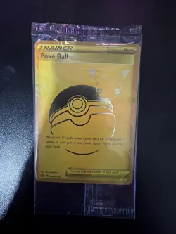 Poke Ball SWSH146 Celebrations Pokemon Card TCG Gold Promo Exclusive SEALED - Nm - Image 1