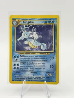 Pokemon Card - Kingdra - Holo - Unlimited (8/111) WOTC Neo Genesis NM - Image 1