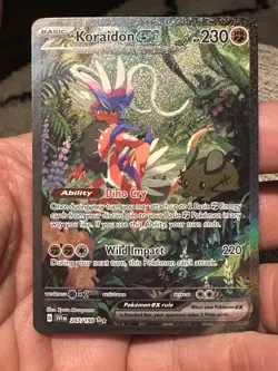 Pokemon TCG Card Koraidon ex 247/198 SV01: Scarlet & Violet Base Set Holo SIR - Image 1