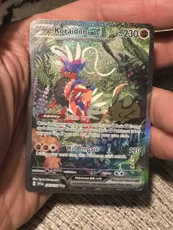 Pokemon TCG Card Koraidon ex 247/198 SV01: Scarlet & Violet Base Set Holo SIR - Image 4