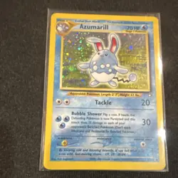 Pokemon Azumarill Neo Genesis Holo Rare Card 2/111 English Stage 1 70 HP - Image 1