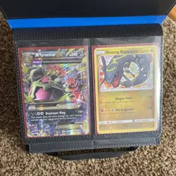 Pokemon Card Binder Collection Mixed Lot EX V Full Art Holo Vintage 36 Cards - Image 1