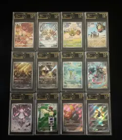 12 Lot OCD 10 Pokemon TCG Chinese Card AR Art Rare Lapras diancie FI38 - Image 1