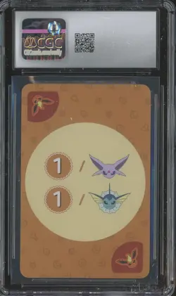2019 Pokemon Korean Playing Cards Point Salad Eevee Edition Flareon CGC 9 MINT - Image 2