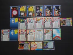 1999 Topps Pokemon Series 1 2 3 Checklist Foil Blue Black Logo Lot x23 *HP/DMG* - Image 2