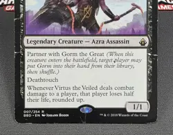 MTG Virtus the Veiled- DAMAGED -Battlebond Magic the Gathering Card #007 - Image 4