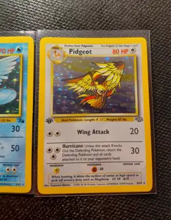 Pokemon TCG Rockets Moltres, Articuno, Pidgeot 1st Edition Holo 1999, 3 Card Lot - Image 4