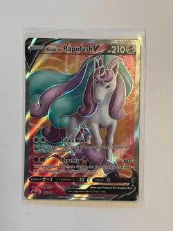 Galarian Rapidash V - 167/198 - Pokemon Chilling Reign Full Art Rare Card - Image 1