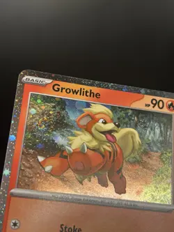 Growlithe 024 (2x Swirl) - Pokemon Scarlet & Violet Black Star Promo Card - NM - Image 2