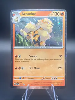 Arcanine Promo SV: Scarlet & Violet Promo Cards 011 LP Mew Tail Swirl - Image 1