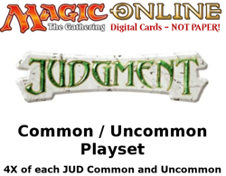 MTGO Magic Online JUD Judgment Playset 396 Cards 4x Common/Uncommon - Image 1