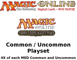 MTGO Magic Online MED Masters Edition Playset 540 Cards 4x Common/Uncommon - Image 1
