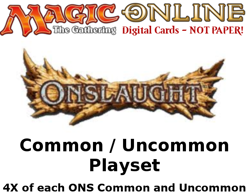MTGO Magic Online ONS Onslaught Playset 960 Cards 4x Common/Uncommon - Image 1