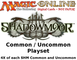MTGO Magic Online SHM Shadowmoor Playset 884 Cards 4x Common/Uncommon - Image 1