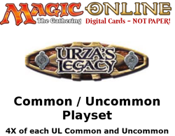 MTGO Magic Online UL Urza's Legacy Playset 396 Cards 4x Common/Uncommon - Image 1