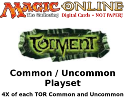 MTGO Magic Online TOR Torment Playset 396 Cards 4x Common/Uncommon - Image 1
