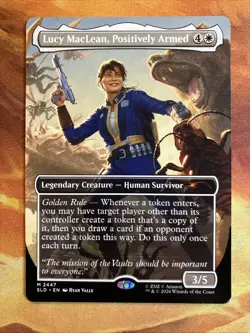 MTG Borderless Lucy MacLean, Positively SLD: X Fallout®: Beyond Vault 33​!! - Image 1