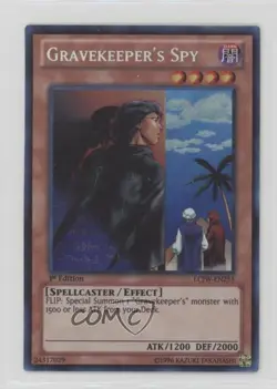 Gravekeeper's Spy 1st Ed. YuGiOh Legendary Collection 4: Joey's World Mega-Pack - Image 1
