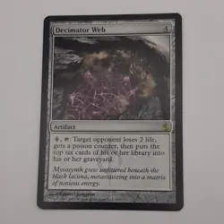 Magic: The Gathering Decimator Web Mirrodin Besieged Rare Colorless Artifact - Image 1