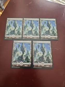 Wastes X5 - Full Art Oath of the Gatewatch Regular MTG Magic The Gathering - Image 1