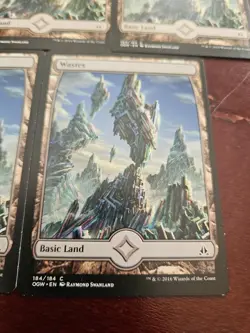 Wastes X5 - Full Art Oath of the Gatewatch Regular MTG Magic The Gathering - Image 2