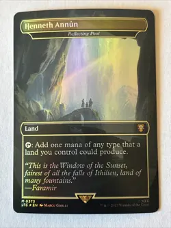 Henneth Annun Reflecting Pool the Lord of the Rings Tales of Middle-Earth Foil - Image 1