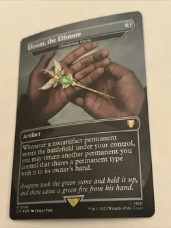 1x Elessar, the Elfstone (Cloudstone Curio) (349) ~~ Borderless - Foil NM-Mint, - Image 2