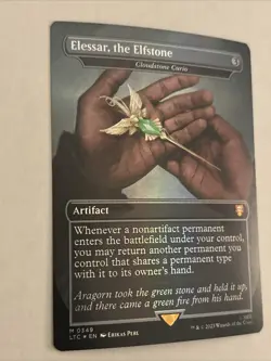 1x Elessar, the Elfstone (Cloudstone Curio) (349) ~~ Borderless - Foil NM-Mint, - Image 3