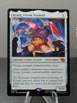 0175 Krang, Utrom Warlord Magic The Gathering Teenage Mutant Ninja Turtles - Image 1