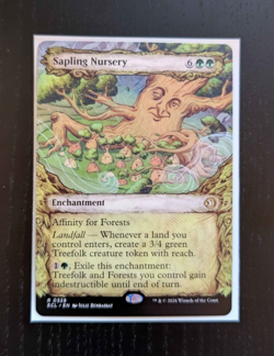 SAPLING NURSERY Rare Showcase Lorwyn Eclipsed Near Mint MTG - Image 1