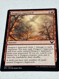 Dragon's Approach C Strixhaven: School of Mages 97 LP MTG - Image 1