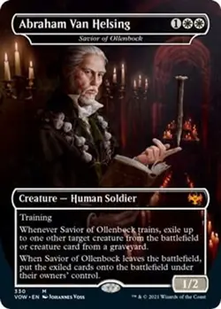 Abraham Van Helsing LP #330 Savior of Ollenbock - Innistrad: Crimson Vow MTG - Image 1