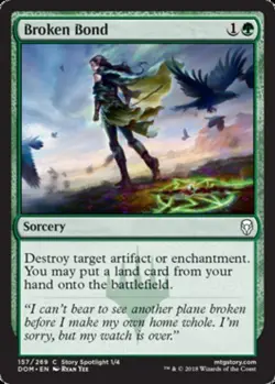 4 x Broken Bond - Dominaria - Light Play - MTG - Image 1