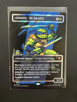Leonardo, The Balance #83 · Mythic Rare · English · Surge Foil Commander MTG LP - Image 2
