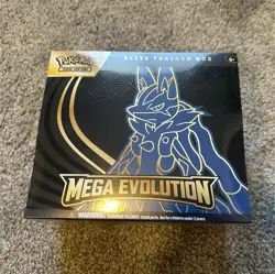 Pokemon Elite Trainer Box Mega Evolution Lucario Riolu Promo Card Included - Image 1