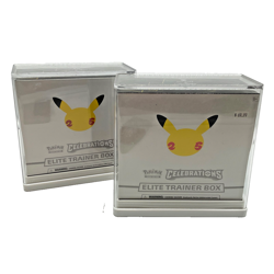 Lot of (2) Pokemon TCG Celebrations Elite Trainer Boxes SEALED ETBs - Image 1