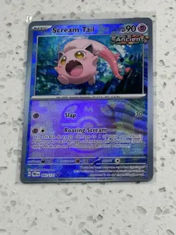 Pokemon Scream Tail 042/131 Master Ball Holo Prismatic Evolutions PRE EN Mint - Image 1
