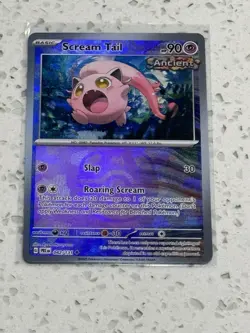 Pokemon Scream Tail 042/131 Master Ball Holo Prismatic Evolutions PRE EN Mint - Image 2