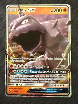 Onix GX 36/68 Hidden Fates Holo- Pokemon TCG - Image 1