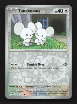 Tandemaus 154/182 Common Paradox Rift Pokemon Reverse Holo Near Mint - Image 1