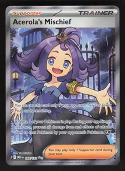 Acerola's Mischief 165/132 Pokemon TCG ME01: Mega Evolution NM - Image 1