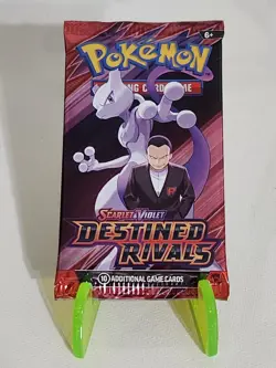 Pokemon TCG Destined Rivals Booster Pack Factory Sealed - Image 1
