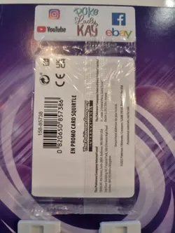 SV: 151 Squirtle Reverse holo Pokemon Center Stamped Promo Sealed 007/165 #2 - Image 2