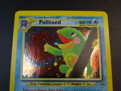 1999 Pokemon Neo Discovery Holo Politoed 8/75 - Image 4