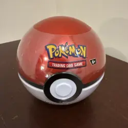 Pokemon TCG Poke Ball Tin B25 New Sealed 3 Booster Packs Inside - Image 1