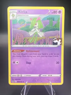 Kirlia - 068/195 - Prize Pack Series 3 Stamped Promo HOLO Swirl Pokemon TCG - NM - Image 1