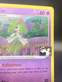 Kirlia - 068/195 - Prize Pack Series 3 Stamped Promo HOLO Swirl Pokemon TCG - NM - Image 2